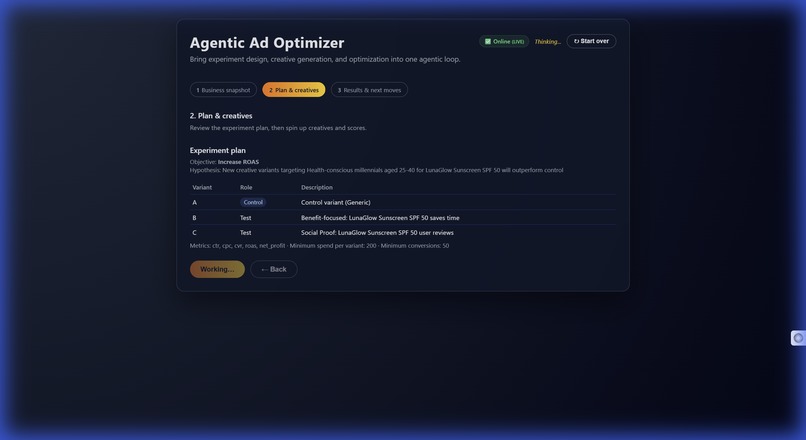 Agentic Ad Optimizer – screenshot 4