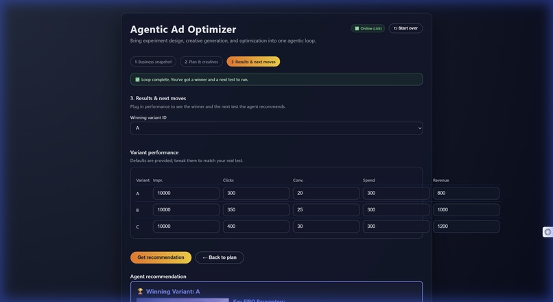 Agentic Ad Optimizer – screenshot 6