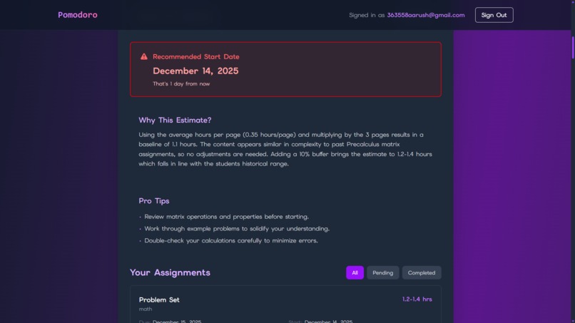 Pomodoro – screenshot 2