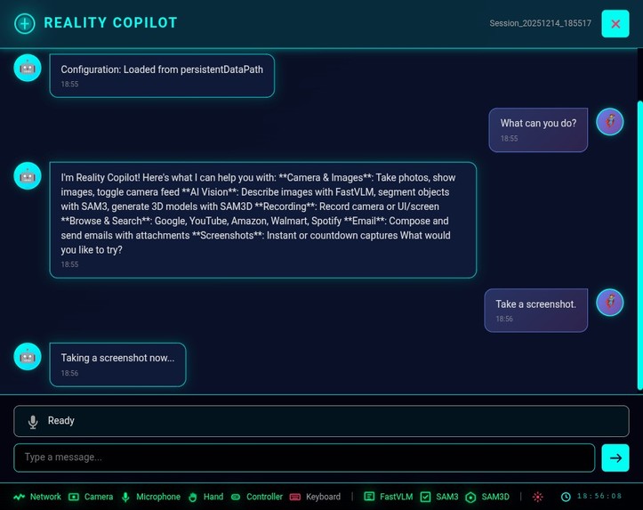 RealityCopilot – screenshot 2
