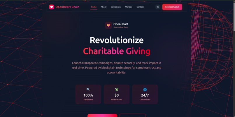 openHeart-chain – screenshot 1