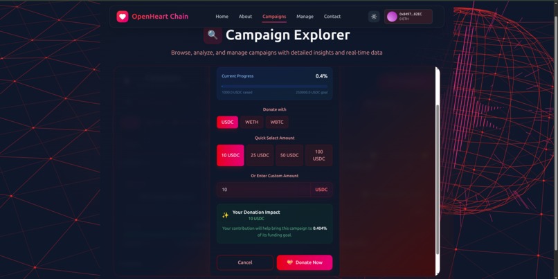 openHeart-chain – screenshot 8