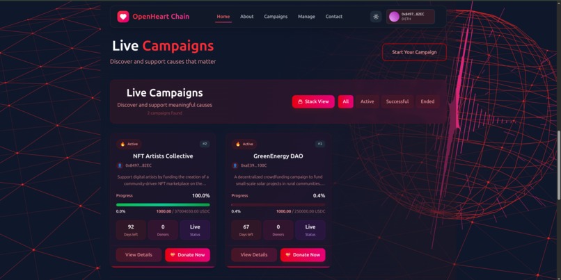 openHeart-chain – screenshot 9
