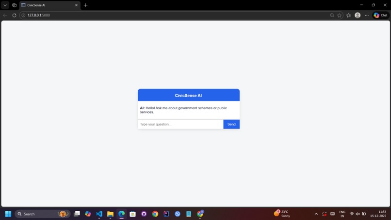 CivicSense AI – screenshot 1