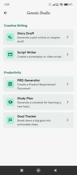 GENESIS AI – screenshot 6