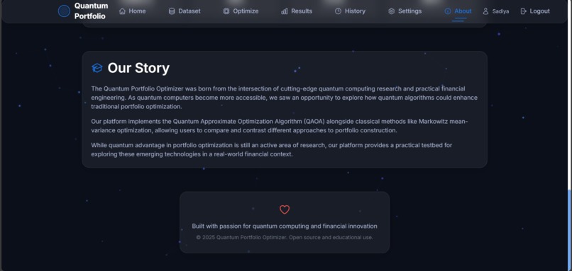 Portfolio Optimization using Quantum  – screenshot 17