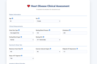 CardioAI: Heart Disease Risk Predictor
