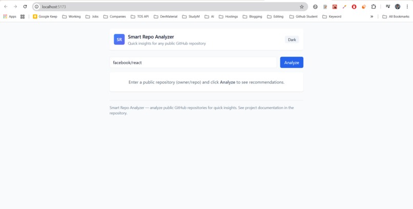 Smart Repo Analyzer – screenshot 1