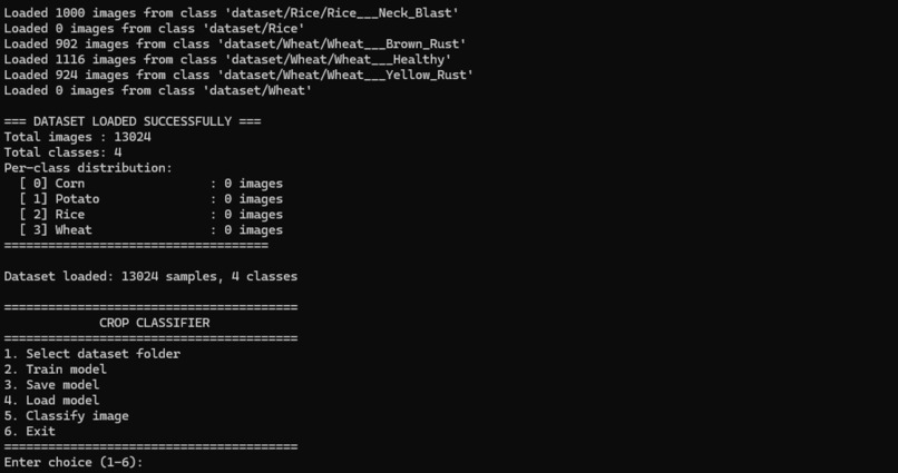 Crop Classifier – screenshot 1