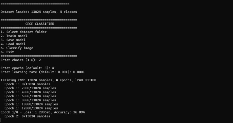 Crop Classifier – screenshot 2