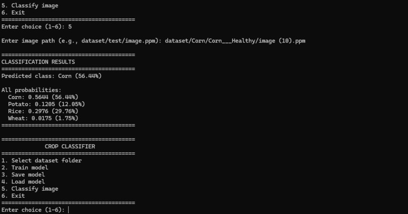 Crop Classifier – screenshot 3