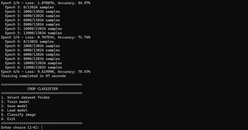 Crop Classifier – screenshot 4