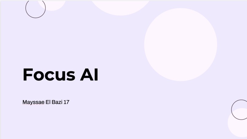 Focus AI  – screenshot 1