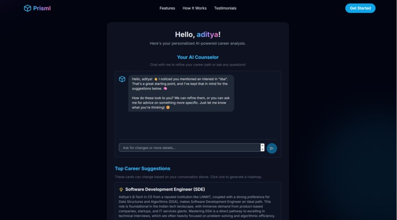 Prisml – AI Career Advisor – screenshot 3