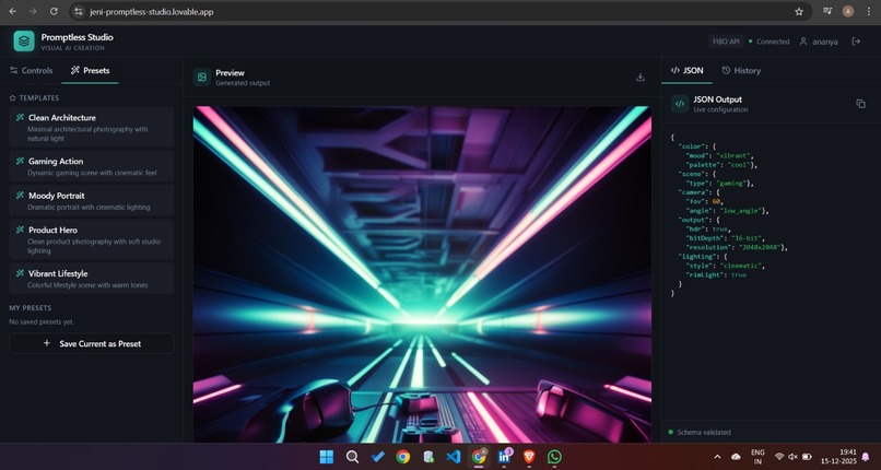 JENI — Promptless Studio – screenshot 4