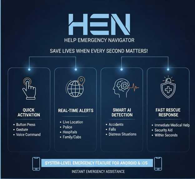 HEN-Help Emergency Navigator – screenshot 3