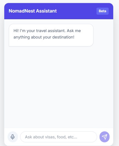 NomadNest – screenshot 1