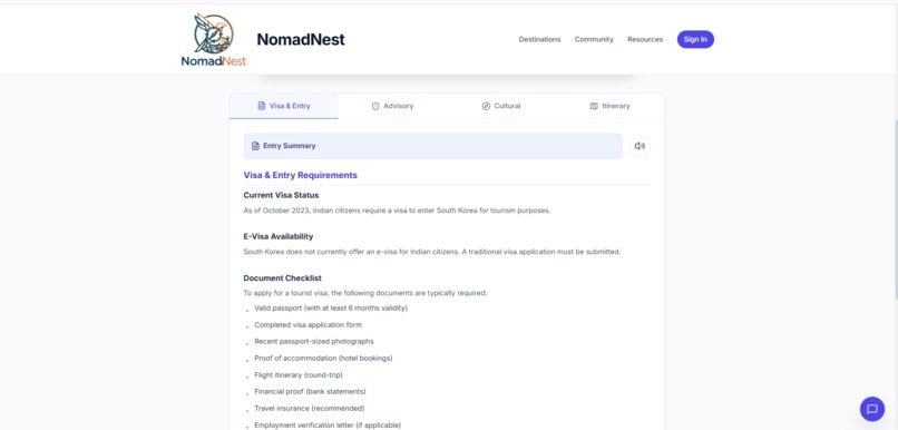 NomadNest – screenshot 2