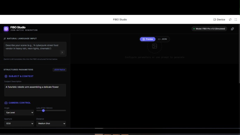 FIBO Studio – screenshot 1