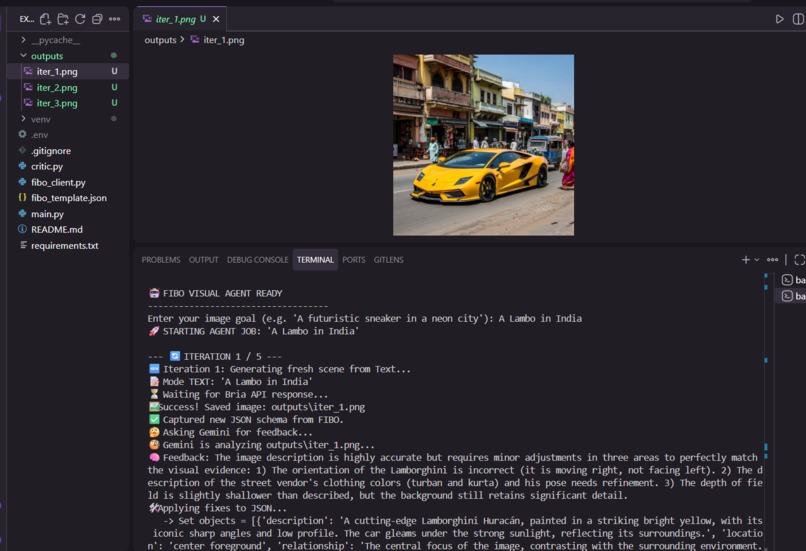FIBO Visual Agent – screenshot 2