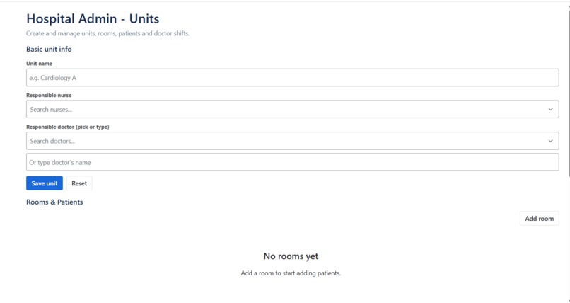 ClinicalFlow – screenshot 1