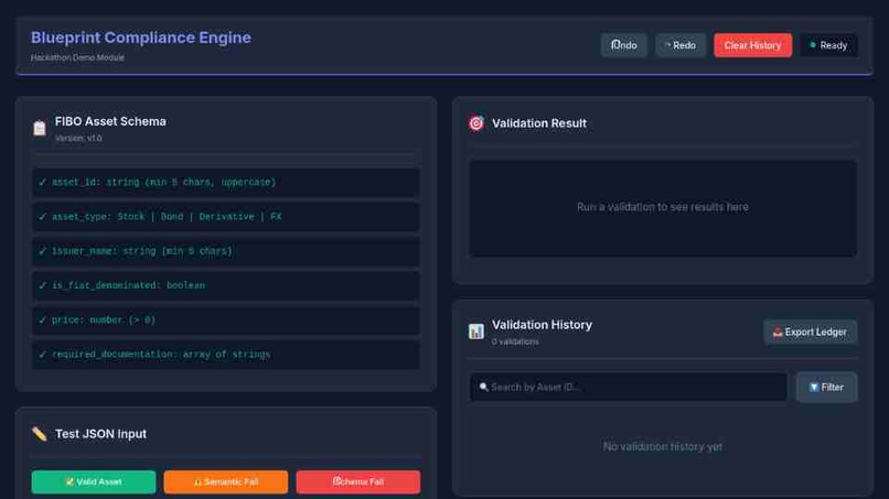 Blueprint Builder: The JSON-Native Compliance Engine – screenshot 2