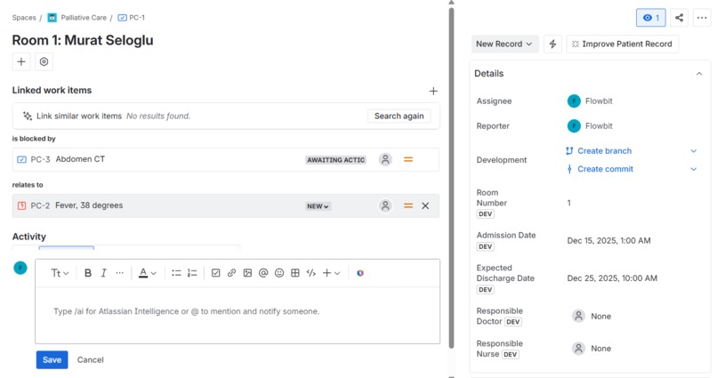 ClinicalFlow – screenshot 3