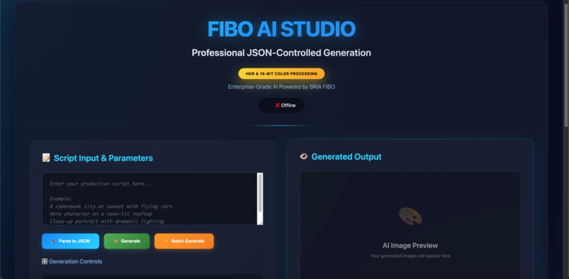 FIBO AI STUDIO – screenshot 1
