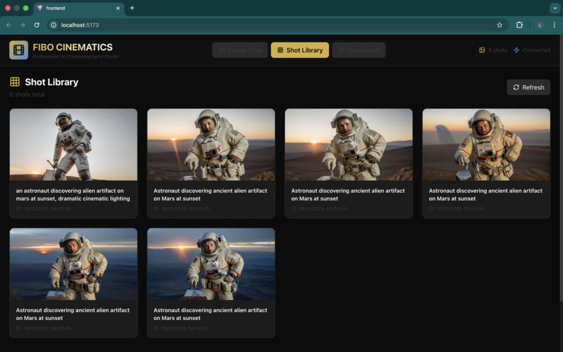 FIBO Cinematics Studio - Where AI Thinks Like a Cinema Crew – screenshot 6