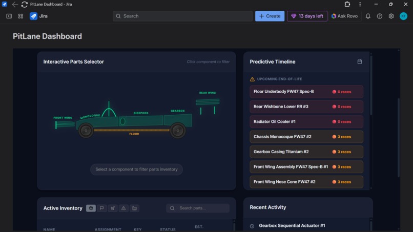 PitLane Ledger  – screenshot 1