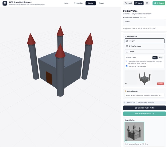 AI3D Printable Primitives – screenshot 2