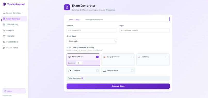 TeacherForge AI – screenshot 6