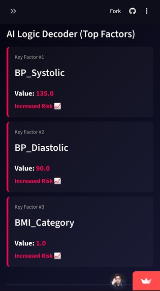 Sleep Risk AI Simulator: Decoding your sleep health XAI – screenshot 5