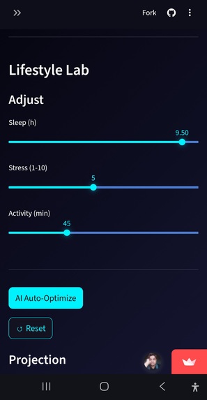 Sleep Risk AI Simulator: Decoding your sleep health XAI – screenshot 4