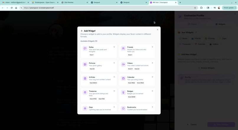 Yourspace v2 – screenshot 3