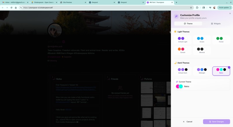 Yourspace v2 – screenshot 4