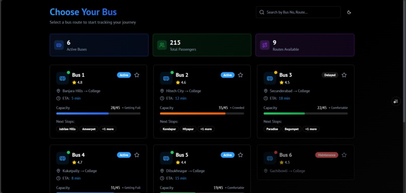 BusLive – screenshot 2