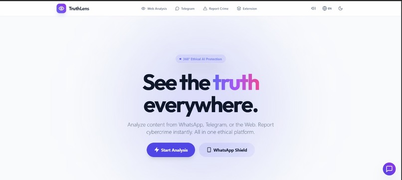TruthLens - An ethical AI assistant – screenshot 1