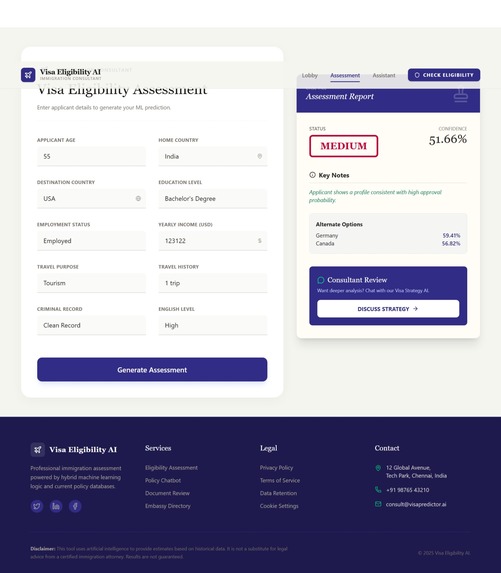 VisaVerse: The AI Immigration Consultant – screenshot 3