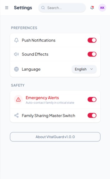 VITALGUARD – screenshot 9