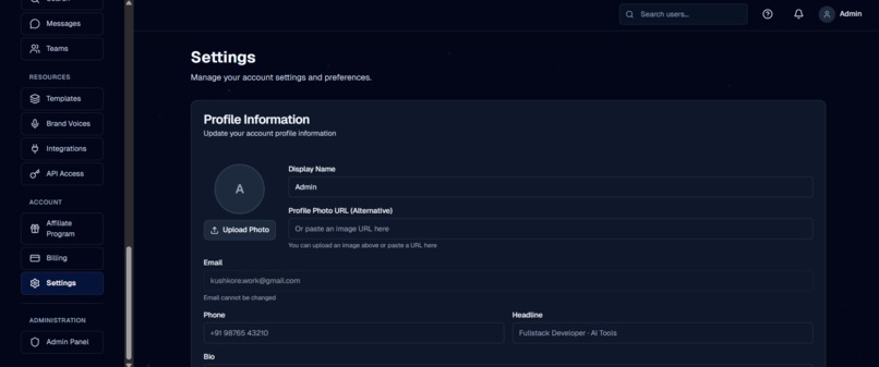 KukiWrite – AI Content Automation Workspace – screenshot 8