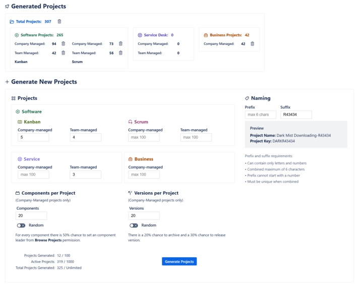 Smart Data Generator for Jira – screenshot 2