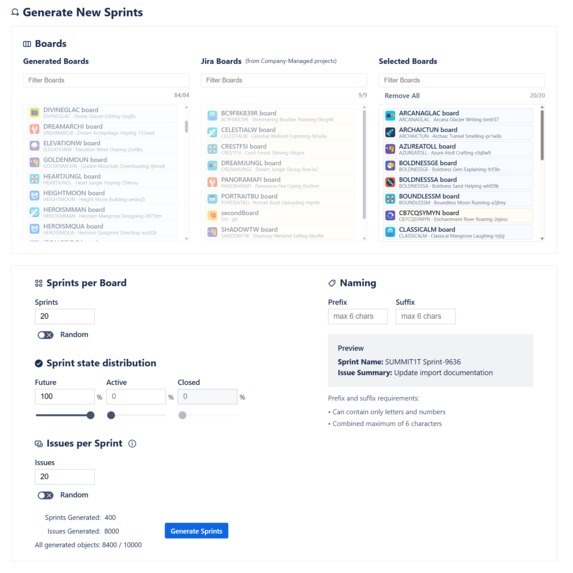 Smart Data Generator for Jira – screenshot 4