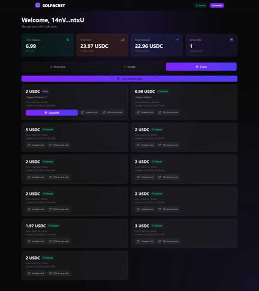 SolPacket – screenshot 7