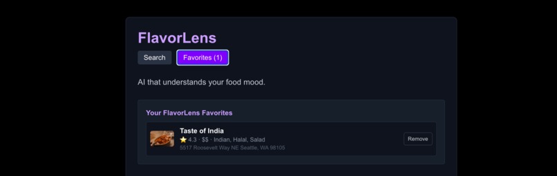 FlavorLens – screenshot 4