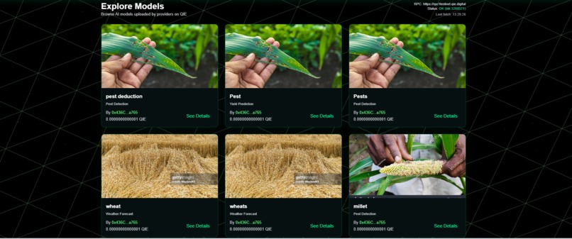 AgriSense — AI-Powered On-Chain Agricultural Intelligence – screenshot 3