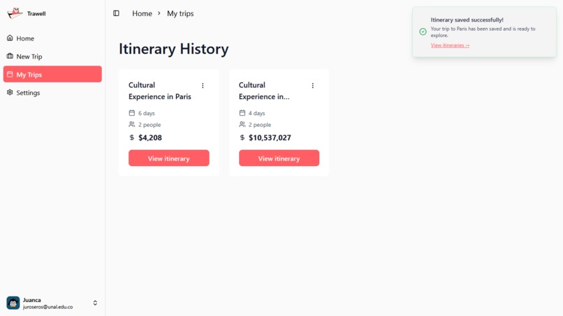 Trawell – screenshot 6