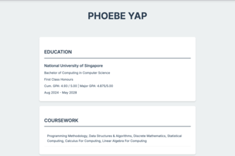 Resume Website