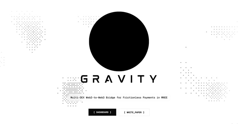 Gravity: MNEE Native LayerZero Link Bridge – screenshot 1
