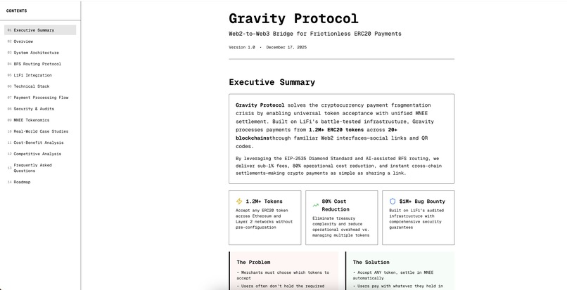 Gravity: MNEE Native LayerZero Link Bridge – screenshot 9